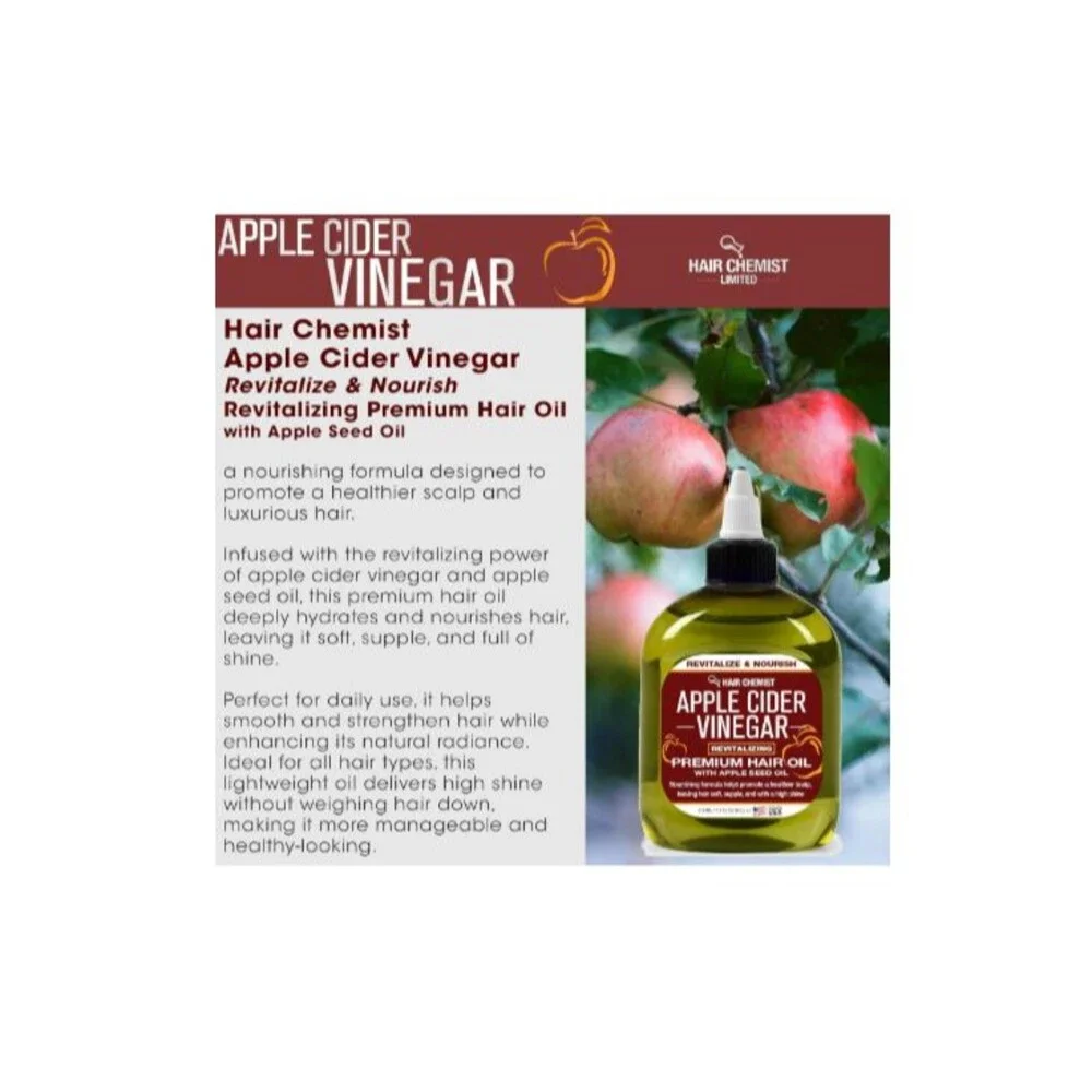 Hair Chemist Apple Cider Vinegar Revitalize & Nourish Apple seeds Oil 7.1 oz